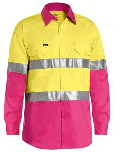 Bisley 3M Taped Cool Lightweight Hi Vis Shirt BS6696T - City Workwear
